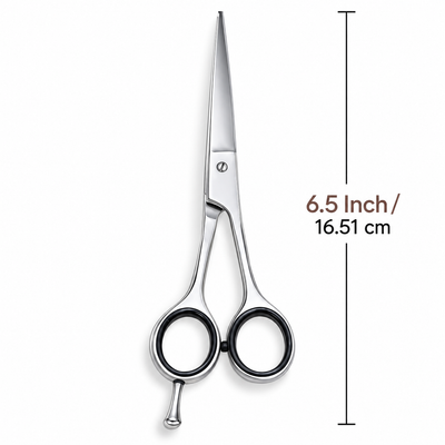 GIS-104A Barber Hair Cutting Scissors, 6.5 Inch — Polished Finish — image 2