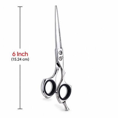 GIS-0087A Barber Hair Cutting Scissors, 6 Inch — Polished Finish — image 2