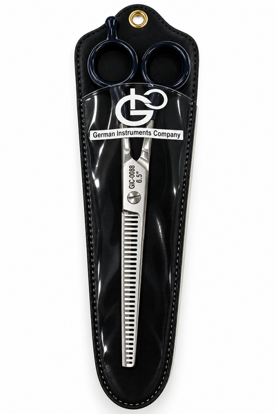 GIC-0088 6.5 Inch Professional Barber Thinning Scissors — 34 Teeth, CNC Precision — image 6