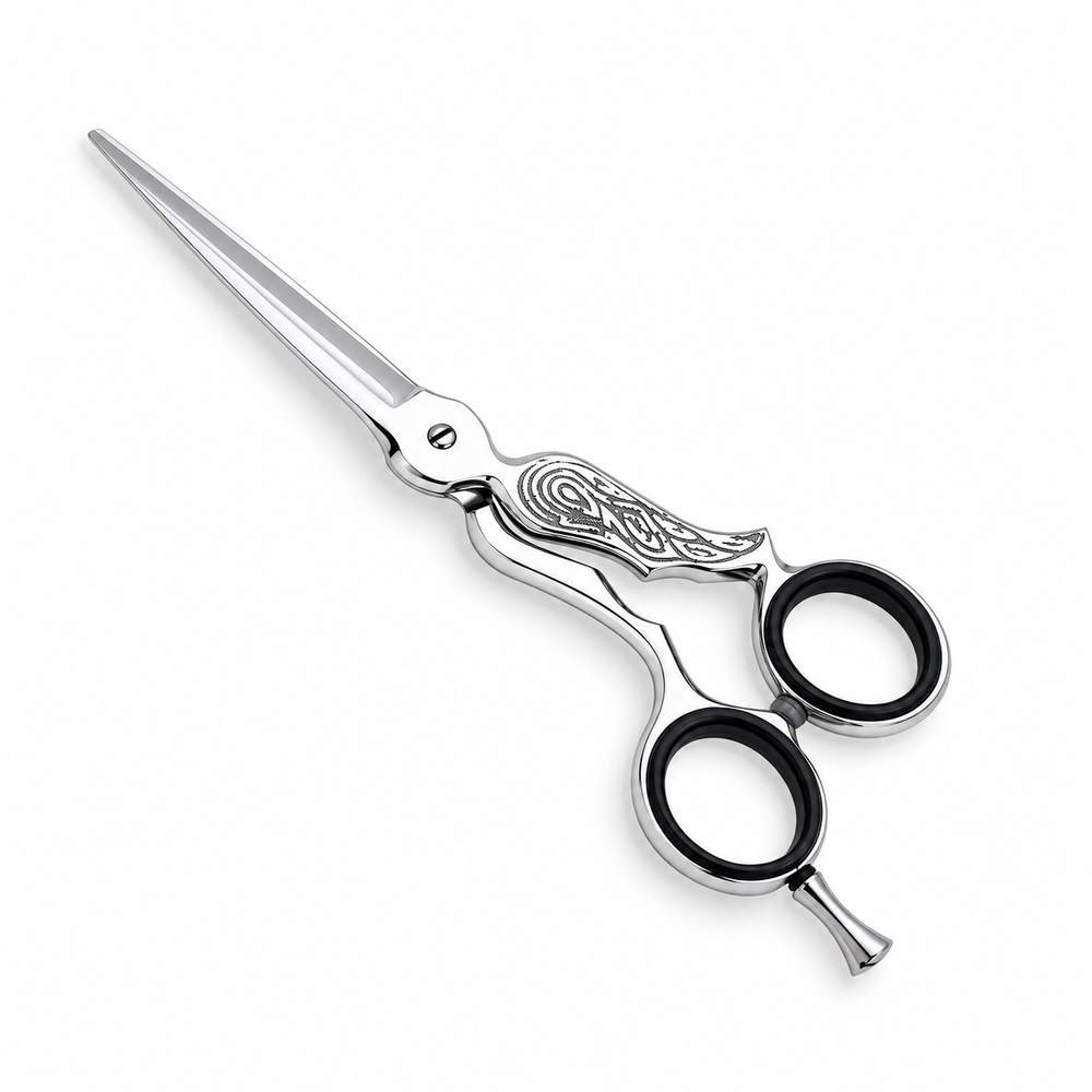 GIS-0062E Barber Hair Cutting Scissors, 5.5 Inch — Polished Finish