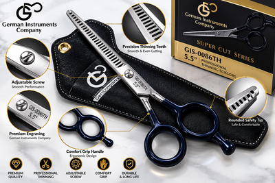 GIS-0086TH 5.5 Inch Premium SuperCut Barber Thinning Scissors — image 2