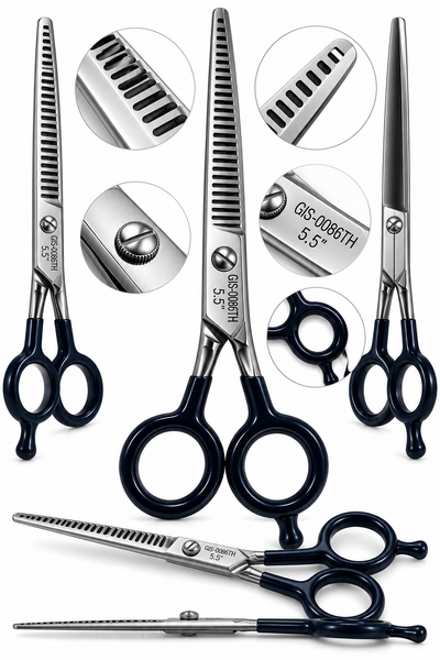GIS-0086TH 5.5 Inch Premium SuperCut Barber Thinning Scissors — image 3