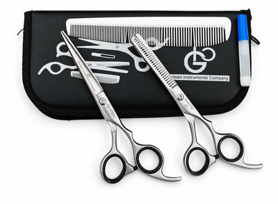 GIS-87 Professional Hair Cutting & Thinning Scissors Set, 6 Inch — image 2