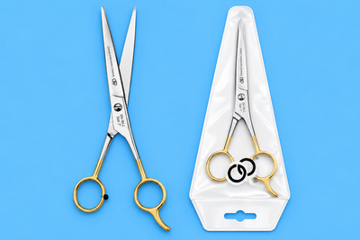 SuperCut GIS-101C 7-Inch Professional Barber Hair Cutting Scissors — Polished Stainless Steel — image 7