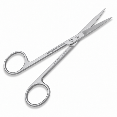 GIS-111-B Straight Fine Blade Scissors — 4.5 Inch, Dull Satin Finish — image 1