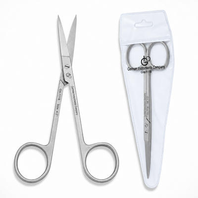 GIS-111-B Straight Fine Blade Scissors — 4.5 Inch, Dull Satin Finish — image 4