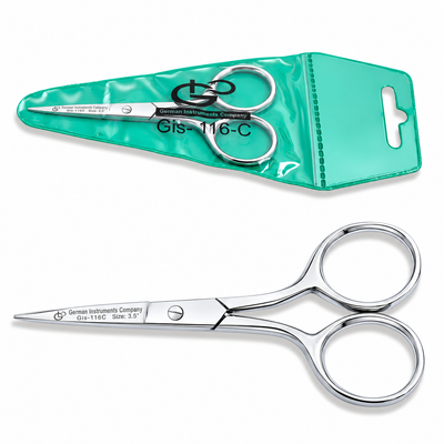 GIS-116-C Straight Cuticle Scissors — 3.5 Inch, Fine Blade — image 4