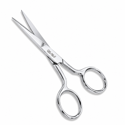 GIS-116-F Straight Cuticle Scissors — 4 Inch, Fine Blade, Mirror Polish — image 1