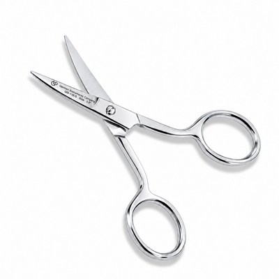 GIS-116-G Curved Cuticle Scissors — 3.5 Inch, Mirror Polish — image 1