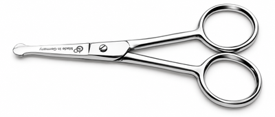GIS-118 Nose Hair Scissors — 4 Inch, Straight Blade, Rounded Safety Tip — image 5