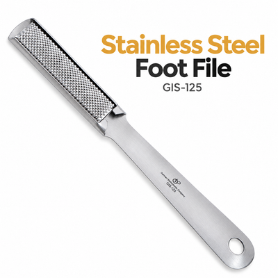 Stainless Steel Foot File & Pedicure Rasp | GIS-125 — image 2