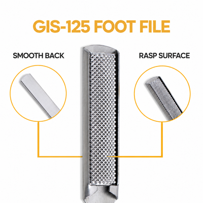 Stainless Steel Foot File & Pedicure Rasp | GIS-125 — image 4