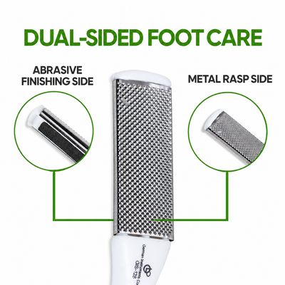 Dual-Sided Foot File – Metal Rasp & Abrasive Finisher | GIS-128 — image 4