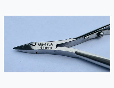 GIS-173A Professional Cuticle Nipper — 11 mm Slim Mouth