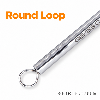 Round Loop & Fine Point Blackhead Extractor – 14 cm | GIS-188C — image 3