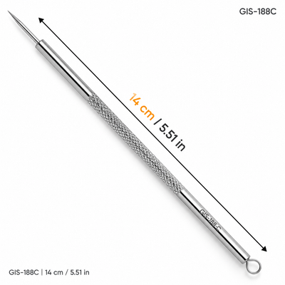 Round Loop & Fine Point Blackhead Extractor – 14 cm | GIS-188C — image 5