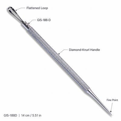 Slotted Loop & Fine Point Blackhead Extractor – 14 cm | GIS-188D — image 1