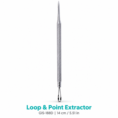 Slotted Loop & Fine Point Blackhead Extractor – 14 cm | GIS-188D — image 2