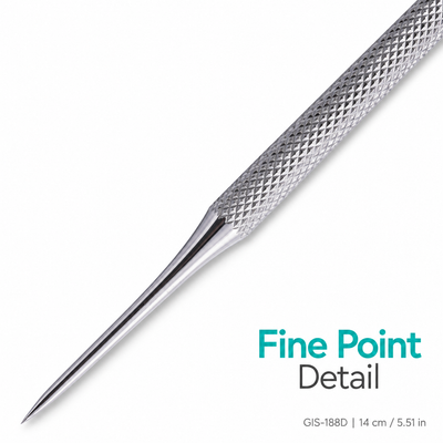 Slotted Loop & Fine Point Blackhead Extractor – 14 cm | GIS-188D — image 4
