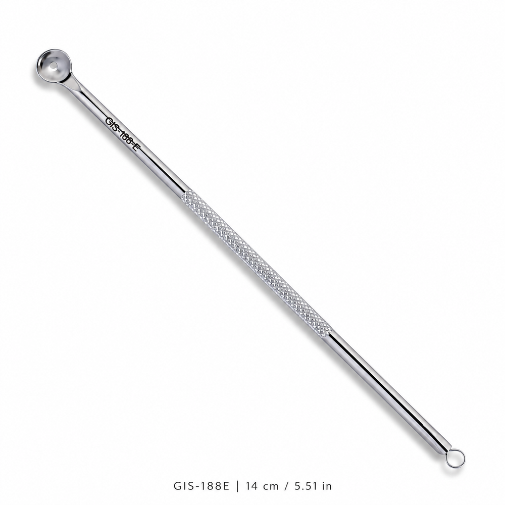 Eyehole Bowl & Round Loop Blackhead Extractor – 14 cm | GIS-188E