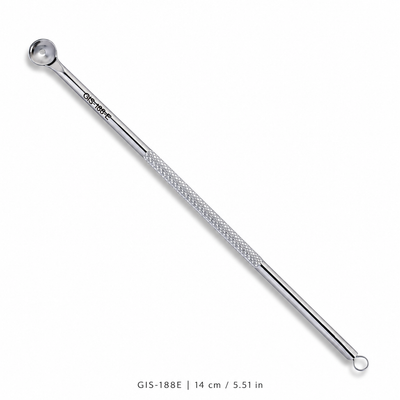 Eyehole Bowl & Round Loop Blackhead Extractor – 14 cm | GIS-188E — image 1