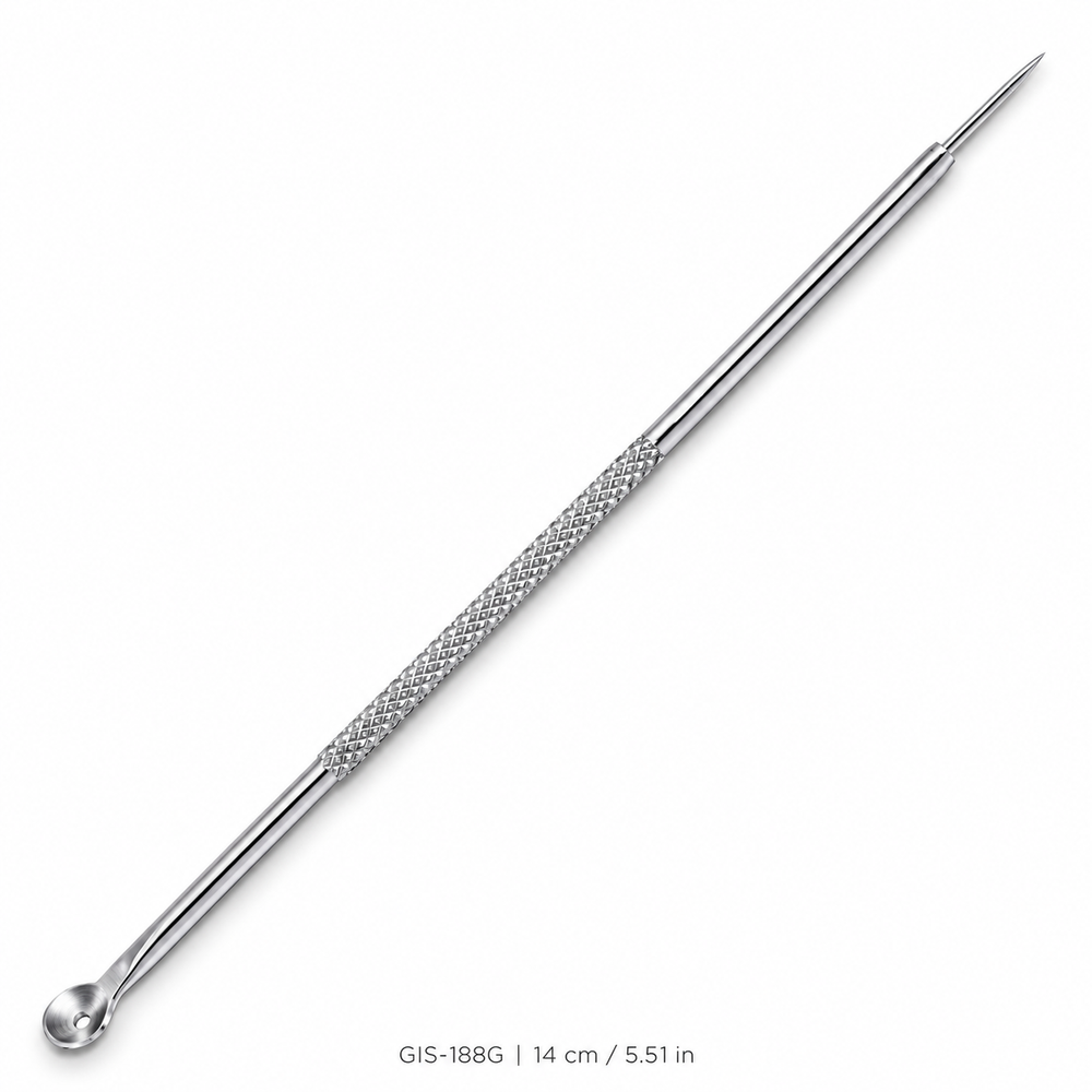 Eyehole Blackhead Extractor with Fine Point – 14 cm | GIS-188G