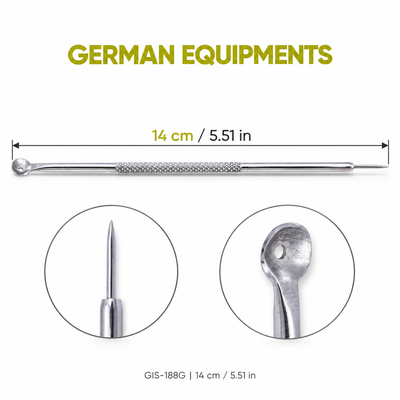 Eyehole Blackhead Extractor with Fine Point – 14 cm | GIS-188G — image 5