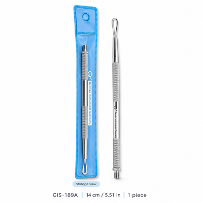 GIS-189A 14 cm Blackhead Extractor – Flat Loop & Pointed Tip — image 6
