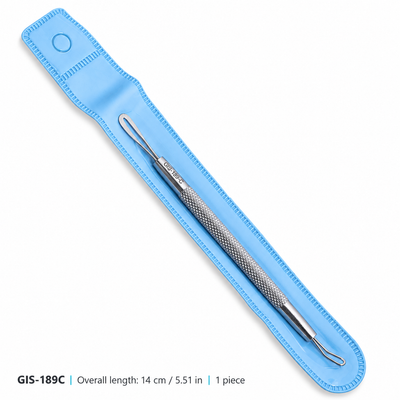 GIS-189C Double-Loop Blackhead Extractor — 14 cm, Stainless Steel — image 7