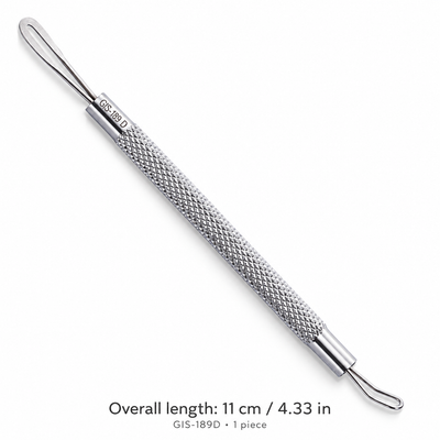 GIS-189D Double-Loop Blackhead Extractor — 11 cm, Stainless Steel — image 1