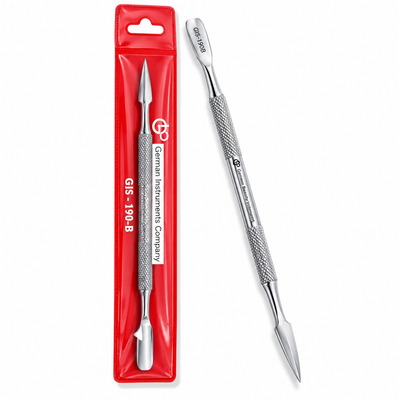 GIS-190B Premium Quality Nail Pusher — Arrow Blade & Spoon Manicure Tool — image 5