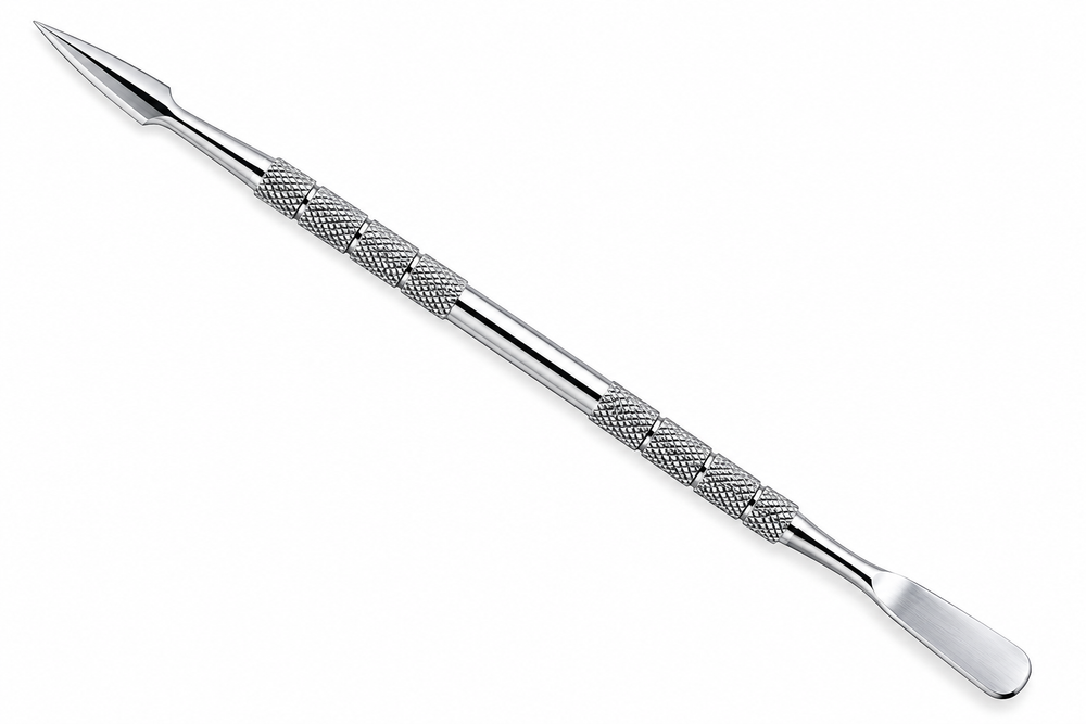 GIS-190B Premium Quality Nail Pusher — Arrow Blade & Spoon Manicure Tool