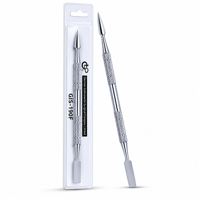 GIS-190F Premium Quality Double-End Cuticle Pusher — Manicure & Pedicure Tool — image 5
