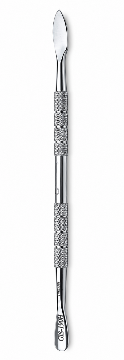 GIS-190H Premium Quality Nail Pusher & Spoon — Double-Ended Manicure Tool — image 1