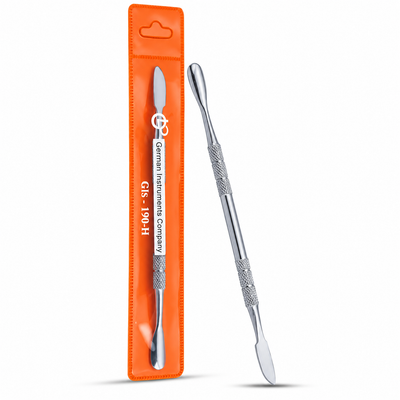 GIS-190H Premium Quality Nail Pusher & Spoon — Double-Ended Manicure Tool — image 5