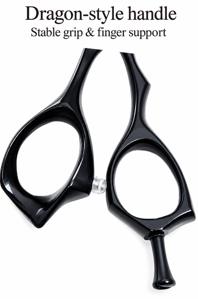 GIS-265 Professional Hair Cutting Scissors, 6.5 Inch — 440C Steel & Dragon Handle — image 7