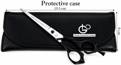 GIS-265 Professional Hair Cutting Scissors, 6.5 Inch — 440C Steel & Dragon Handle — image 10