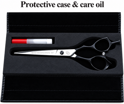 GIS-265 Professional Hair Cutting Scissors, 6.5 Inch — 440C Steel & Dragon Handle — image 9