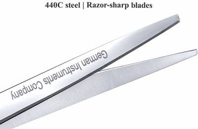 GIS-267 Professional Hair Cutting Scissors, 6.5 Inch — 440C Steel & Silver Dragon Handle — image 5