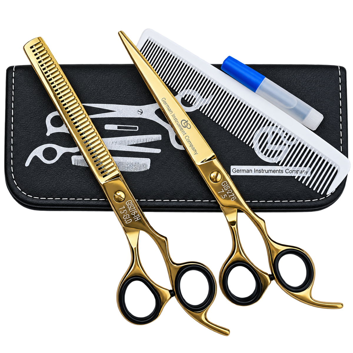 GIS-276 Professional Hair Cutting & Thinning Scissors Set, 7.5 Inch