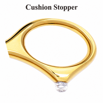 GIS-276BR Professional Hair Cutting Scissors — 440C Steel & Gold Finish — image 6