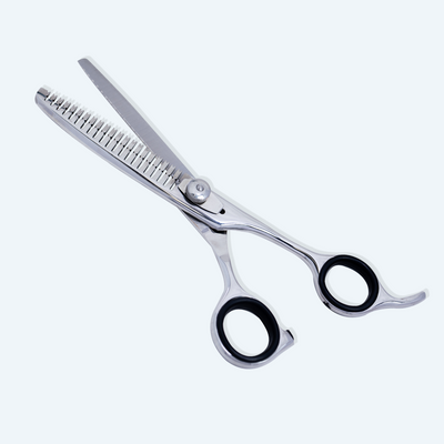 GIS-0004(JN) Barber Thinning Scissors, 5.5 Inch — Polished Finish — image 3