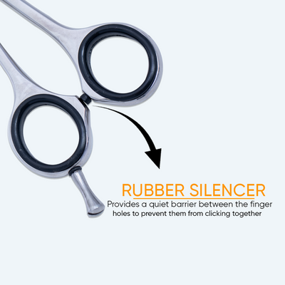 GIS-102A Barber Thinning Scissors, 6.5 Inch — Polished Finish — image 2