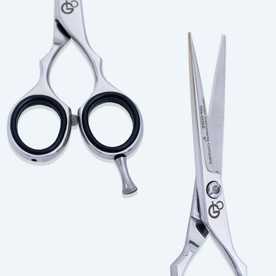 GIS-0068 Barber Hair Cutting Scissors, 5 Inch — Polished Finish — image 4