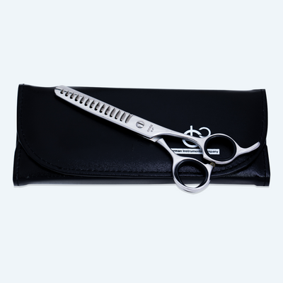 6.5 Inch Barber Thinning Scissors — Sharp Blade, Screw Adjuster, Rubber Silencer & Grip Ring — image 7