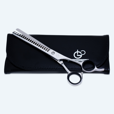 7 Inch Barber Thinning Scissors — Sharp Blade, Screw Adjuster, Rubber Silencer & Finger Rest — image 7
