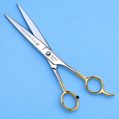 SuperCut GIS-101C 7-Inch Professional Barber Hair Cutting Scissors — Polished Stainless Steel — image 3