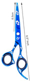 Professional Hair Scissors 6.5 Inch with Rozer Edge Sharp Blades, 440C Steel Hair Cutting Scissors with Elegant Sheath, Adjustable Screw