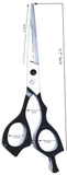 Professional Hair Scissors 6.5 Inch with Rozer Edge Sharp Blades, 440C Steel Hair Cutting Scissors with Elegant Sheath, Adjustable Screw