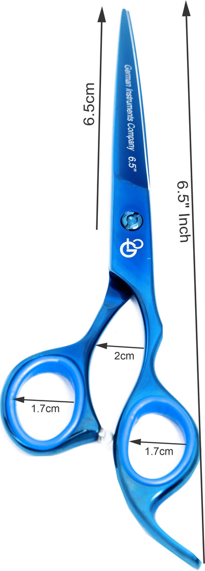 6.5 Inch Professional Hair Cutting Scissors — 440C Steel, Sharp Razor Edge & Adjustable Screw — image 2